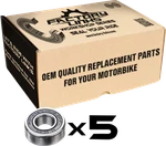 Factory Links Fits WBE-E-006 Wheel Bearings Double Seal 6003 2RS 5 Pack. Fixed Price $47.94.
