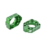 Ride Engineering Reversable Billet Axle Blocks Green For Kawasaki KX450SR 2022. Fixed Price $60.66.