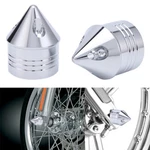 Chrome Front Axle Cap Nut Cover For Harley Dyna Sportster 1200 Road King Glide. Fixed Price $18.64.