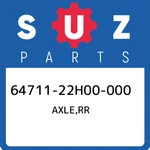 64711-22H00-000 Suzuki Axle,rr 6471122H00000, New Genuine Oem Part. Fixed Price $197.46.