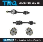 Trq Front Cv Axle Shafts & Wheel Hub Bearing Assemblies Set Of 4 For Accord. Fixed Price $264.95.