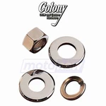 Colony Rear Axle Nut And Washer Kit For 2006 Harley Davidson Fxdbi Street Ql. Fixed Price $31.45.