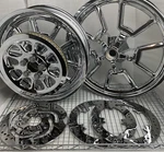 Harley Wheels Low Rider Oem Mag Rim Custom Chrome Fxdl Pulley Exchange. Fixed Price $5999.00.