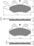 Brake Disc Pads Rear Goldfren S33 For Suzuki Rm 125 J 1988. Fixed Price $18.84.