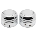 Hogworkz Chrome Contrast Cut Front Axle Nut Covers HW163017. Fixed Price $34.98.
