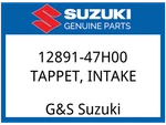 Suzuki Oem Part 12891-47H00 Tappet, Intake. Fixed Price $74.40.