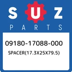 09180-17088-000 Suzuki SPACER(17.3X25X79.5) 0918017088000, New Genuine Oem Part. Fixed Price $214.88.