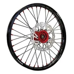 Warp 89-B11832.23 Comp. Wheel Kit-rear 18X2.15BLACK Rim&spokes/red Hub&nipples. Fixed Price $535.50.