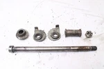 1974 Yamaha TY250 Rear Back Axle With Spacers Collars Nut And Chain Pullers Oem. Fixed Price $35.95.
