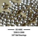 2500 - 3/8" Inch G2000 Precision 440C Stainless Steel Bearing Balls. Fixed Price $30.00.