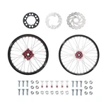 Tusk 1934950072 Impact Complete Front/rear Wheel PACKAGE1.60X21/2.15X18BLACK Rim. Fixed Price $818.03.