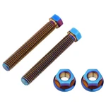 Tusk Titanium Axle Adjuster Bolts Burnt Blue 2073170004. Fixed Price $28.94.