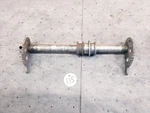 1977 Yamaha DT250 DT400 Rear Axle, Adjusters, Bushings #150-25381-01-00. Fixed Price $25.00.