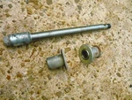 86 19 Suzuki LS650 Savage S40 Boulevard Front Wheel Axle + Spacers 54711-24B01. Fixed Price $19.99.