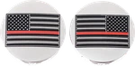 Figurati Designs FD73-AFRL-SS Swing Arm Covers Red Line Flag Flht Electra. Fixed Price $28.73.
