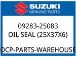 Suzuki Oem Part 09283-25083 Seal Oil (25X37X6). Fixed Price $9.10.