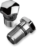 Drag Specialties Chrome Front Fork Tube Caps 73-86 Harley Sportster Fxr Fxe. Fixed Price $44.67.