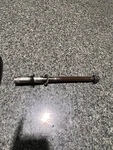 1982 Yamaha Enduro XT550 Front Wheel Axle Bolt. Fixed Price $20.00.