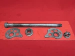 Oem 1981 Yamaha XT250 Rear Wheel Axle Bolt & Chain Pullers # 150-25381-01-00. Fixed Price $15.00.