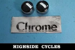 1445 04 Harley-davidson Electra Glide Axle Cover Kit Bolt Nut Fork Caps Chrome. Fixed Price $20.00.