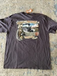 Harley Davidson 6 Shooter Junction Waco Texas Tee Shirt Gray With Tags Xl. Fixed Price $32.00.