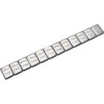 Motion Pro Wheel Weights Silver Steel 72-PIECE 08-0454. Fixed Price $15.87.
