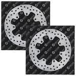 Niche Front Brake Rotor Set For Kawasaki Vulcan 500 41080-1127 41080-1268-CM. Fixed Price $68.95.