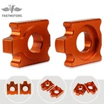 Rear Axle Blocks Adjuster Chain For Ktm 125 150 250 450 540 525 Sxf Sxs Exc-g. Fixed Price $20.83.