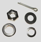 Chrome Rear Axle Hardware * Complete Kit Harley Shovelhead Fl 73-81 Fx. Fixed Price $19.97.