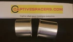 Honda CBR900RR Fireblade 1994 - 1997 Captive Front Wheel Spacers. Silver.. Fixed Price $24.22.