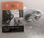 Harley-davidson Front Axle Nut Cover 43428-09 Billet Black. Fixed Price $35.99.