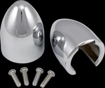 Baron Fork Bullets Front Axle Cap Nut Covers Chrome Honda Shadow Ace 1100 95-99. Fixed Price $173.68.