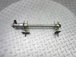 2013 12-17 Hyosung GV250 Rear Axle Shaft Spindle Block Spacer Chain Adjuster. Fixed Price $32.54.