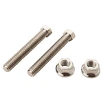 Tusk Titanium Axle Adjuster Bolts Silver For Motorcycle Dirt Bike Mx. Fixed Price $29.43.