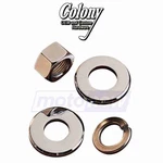 Colony Rear Axle Nut And Washer Kit For 1993-2005 Harley Davidson Fxdl Dyna Jf. Fixed Price $31.45.