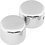 Bikers Choice Chrome Custom Front Axle Caps - 72286S1. Fixed Price $18.99.