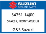 Suzuki Oem Part 54751-14J00 Spacer,fr Axle,l. Fixed Price $19.93.
