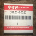 Nos New Oem Original Suzuki Bearing 08123-60027 (A8). Fixed Price $14.00.