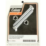 Colony Chrome Plated Rear Axle Adjusters 9515-2. Fixed Price $14.86.