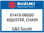 Suzuki Oem Part 61410-08G00 Adjuster, Chain. Fixed Price $29.30.