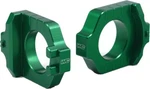 Works Connection Elite Axle Blocks-kawasaki-kx 250/450F-04-25-GREEN. Fixed Price $74.95.