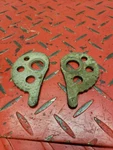 1978 Yamaha Rear Axle Wheel Adjusters. Fixed Price $14.25.
