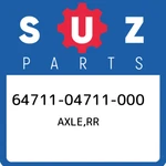 64711-04711-000 Suzuki Axle,rr 6471104711000, New Genuine Oem Part. Fixed Price $31.58.