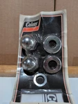 Colony 8606-6 Acorn Rear Axle Nut And Lock Kit For Harley Chrome Plated Nos. Fixed Price $25.00.