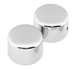 Bikers Choice Custom Front Axle Cap Set - Chrome Motorcycle Street 492785. Fixed Price $62.99.