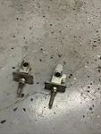 17-26 Kawasaki Z125 Pro BR125 Rear Wheel Axle Chain Adjuster Tensioner Set. Fixed Price $27.20.