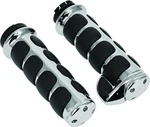 Kuryakyn Premium Iso-grips With Chrome Accent Rings Throttle Boss 6212. Fixed Price $127.99.