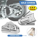 Chrome Rear Swingarm Axle Cover Caps For Harley Softail Fxst Fatboy Efi Flstfi. Fixed Price $68.98.