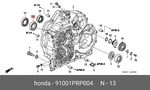 Genuine Oe Bearing 91001PRP004 For Honda 91001-PRP004. Fixed Price $33.75.