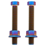 Tusk Titanium Axle Adjuster Bolts Burnt Blue 2073170004. Fixed Price $28.95.